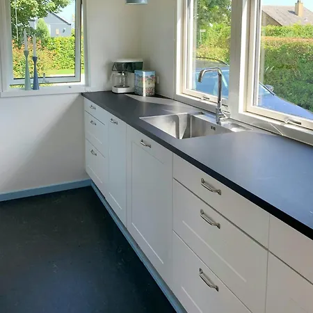 Light Blue 60's Summer House By Jorgenso Feriehus Otterup