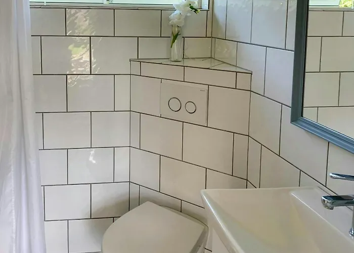 Light Blue 60's Summer House By Jorgenso Feriehus Otterup