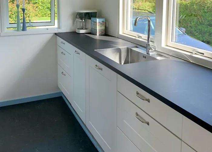 Light Blue 60's Summer House By Jorgenso Feriehus Otterup